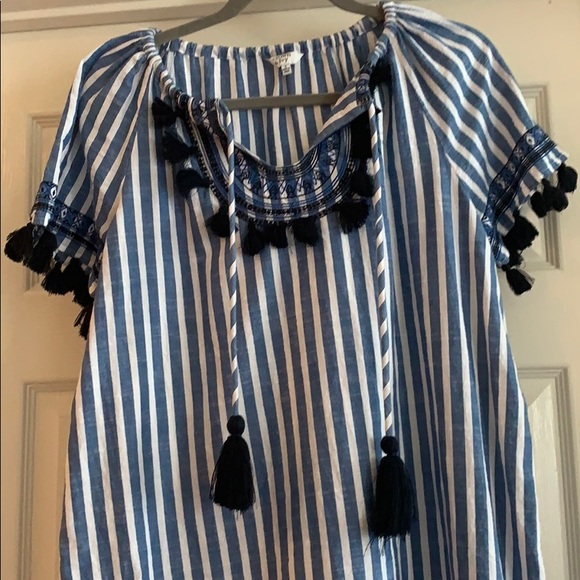 Crown and Ivy Striped Tassle Dress - Picture 2 of 8